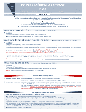 DMA Medical Arbitration Form