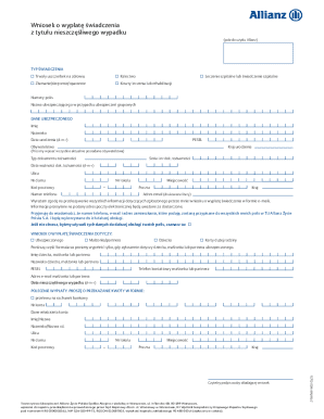 Allianz Accident Benefit Claim Form