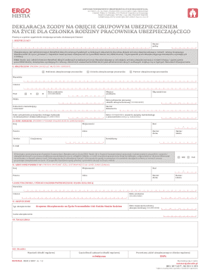 Group Life Insurance Consent Form
