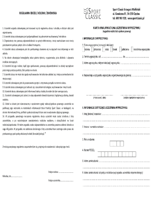 Camp Regulations Agreement