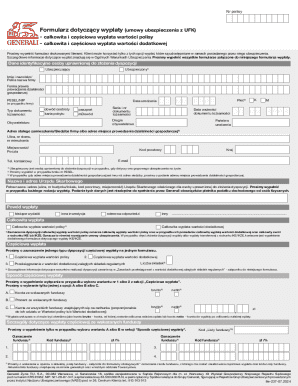 Insurance Policy Payout Form