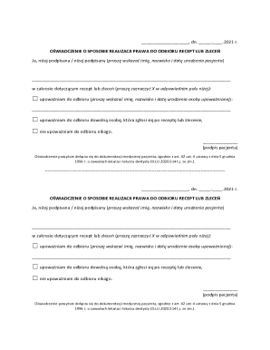 Medical Prescription Collection Authorization Form