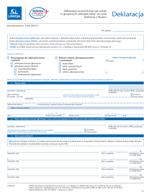 UNIQA Life Insurance Participation Declaration