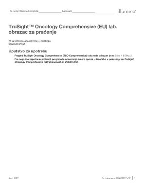 TruSight Oncology Comprehensive Lab Tracking Form