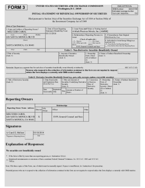 SEC Form 3 Beneficial Ownership