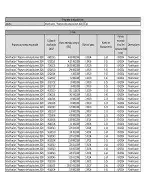 Modificación 7 Programa de Adquisiciones 2024