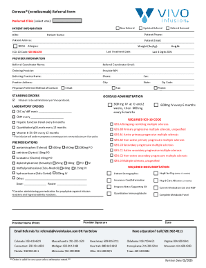 Ocrevus Referral Form