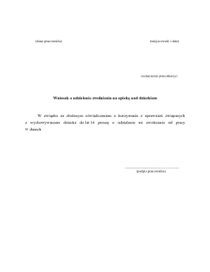 Request for Parental Leave