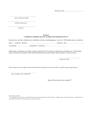 Poland Parental Leave Request Form