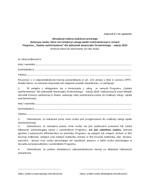 Parent Guardian Acceptance Form