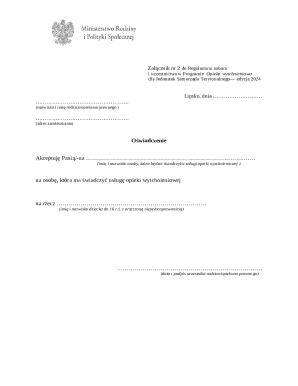 Opieka Wytchnieniowa Agreement