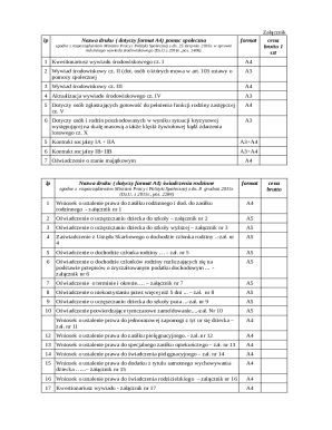 Polish Social Assistance Forms