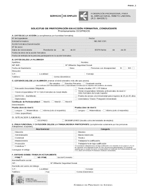 Professional Training Application Form
