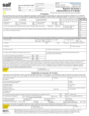 Oregon Workers' Compensation Claim Form