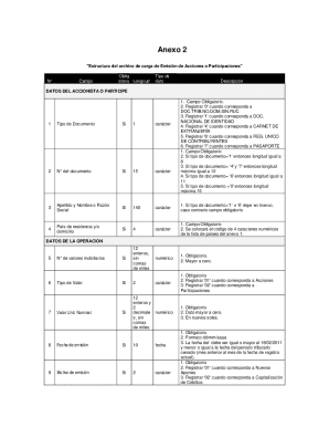 Peru Share Transfer Form Template