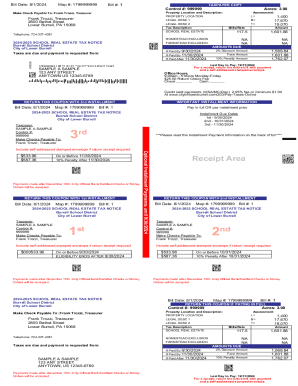 2024-2025 School Real Estate Tax Notice
