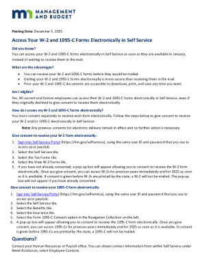 US W-2 and 1095-C Form Access Guide