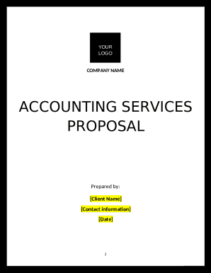 Accounting Services Proposal