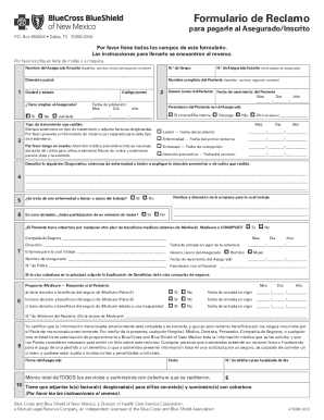 Health Insurance Claim Form