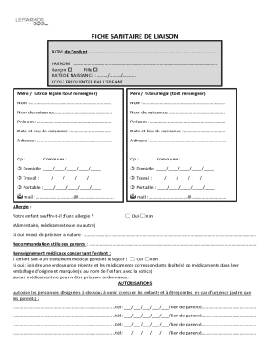 Health Link Form