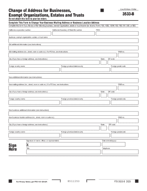 California Form 3533-B