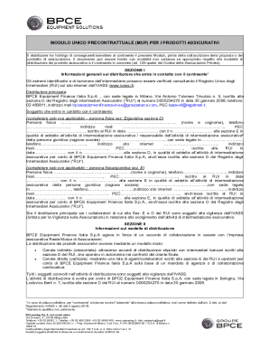 Italian Insurance Pre-Contractual Module
