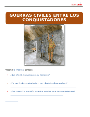 Historia de las Guerras Civiles entre los Conquistadores