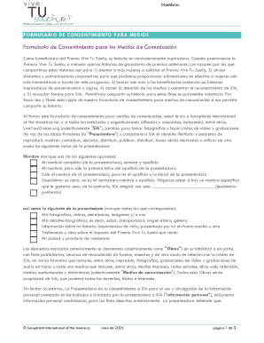Media Consent Form