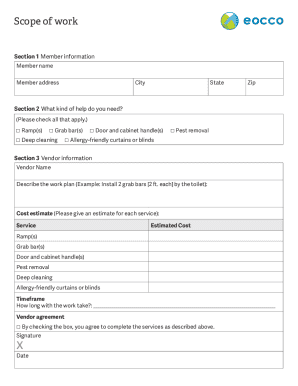 Home Modification Request Form