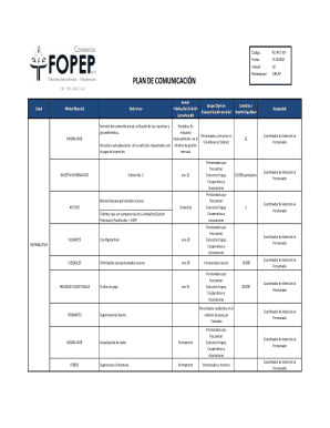 Communication Plan for Pensioners