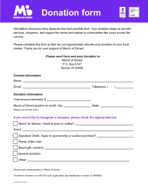 Donation Form