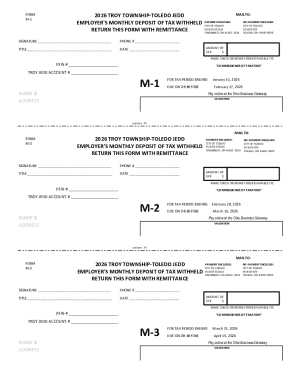 Troy Township-Toledo JEDD Form 2026
