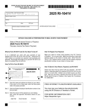 Rhode Island Fiduciary Income Tax Return Payment
