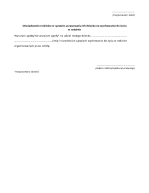 Parental Consent Form for Family Life Education