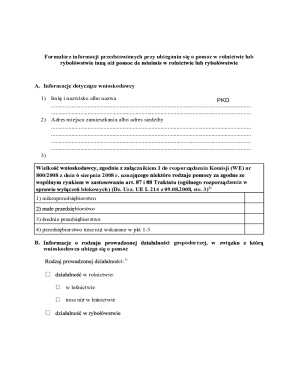 Agricultural Aid Application Form