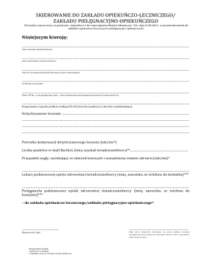 Poland Healthcare Referral Form