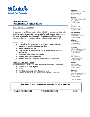 Discharge Instructions