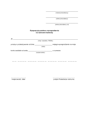 Salary Transfer Authorization Form
