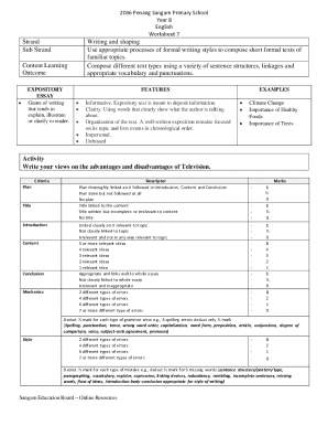 Year 8 Worksheet 7