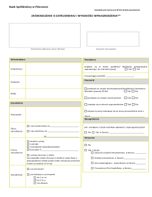 Employment and Salary Certificate