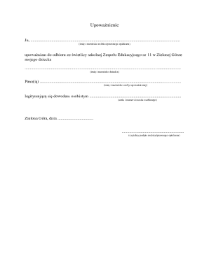 Parent Authorization Form