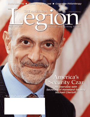 The American Legion Magazine Subscription Form