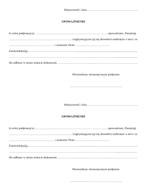 Power of Attorney for Document Collection