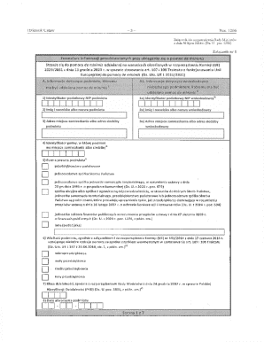 Poland De Minimis Aid Application Form