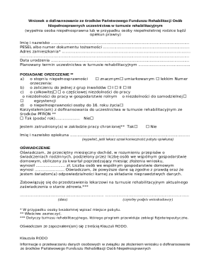 Poland Disability Rehabilitation Funding Application