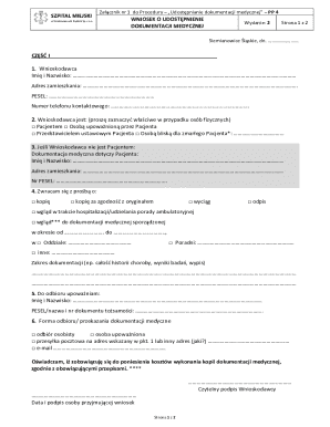 Medical Records Request Form