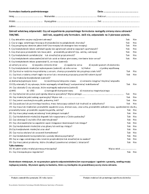 Subjective Examination Form