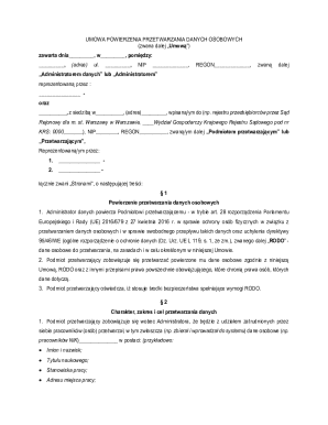 Data Processing Agreement