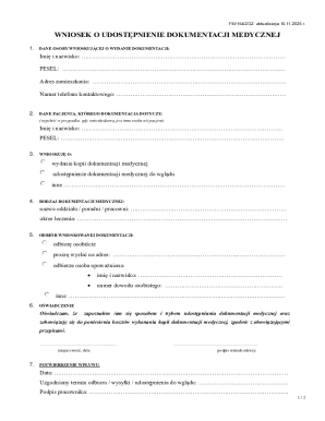 Medical Records Request Form