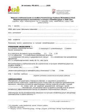 Application for Rehabilitation Funds 2026